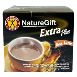 เนเจอร์กิฟ เอ็กซ์ตร้า พลัส กาแฟปรุงสำเร็จชนิดผง ผสมโสม