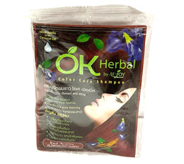 OK Herbal Color Care Shampoo - แดงน้ำตาล