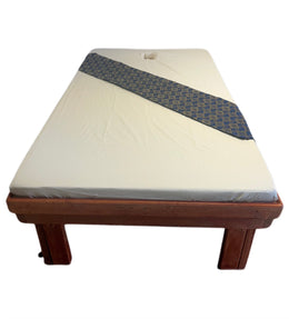 Thai Sengeløber Blå Med Guld Mønster 350x1920 mm