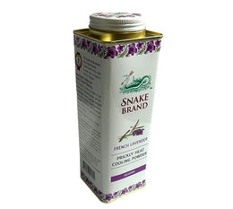 Snake Brand Prickly Heat Cooling Powder - French Lavender Relaxing