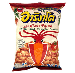 อาริกาโตะ ปลาหมึกกรอบรสพริกและมะเขือเทศ