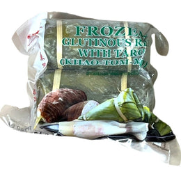 Frozen Sticky Rice with Taro (Khao-Tom-Mud)