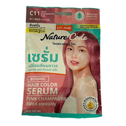 LOLANE Nature Code Botanic Hair Color Serum C11 Pink Champagne