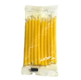 Yellow Buddha Candles 10 pcs 8cm