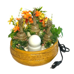 น้ำพุเซรามิก เส้นผ่านศูนย์กลาง 19 สูง 18 ซม.