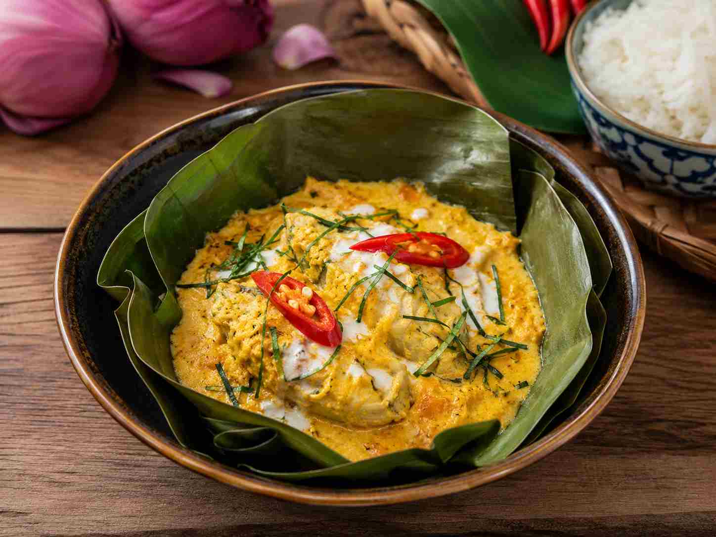 Fish Amok - cambodjansk fiskecurry