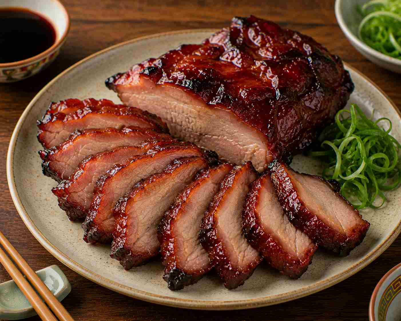 Char siu kinesisk BBQ-svinekød