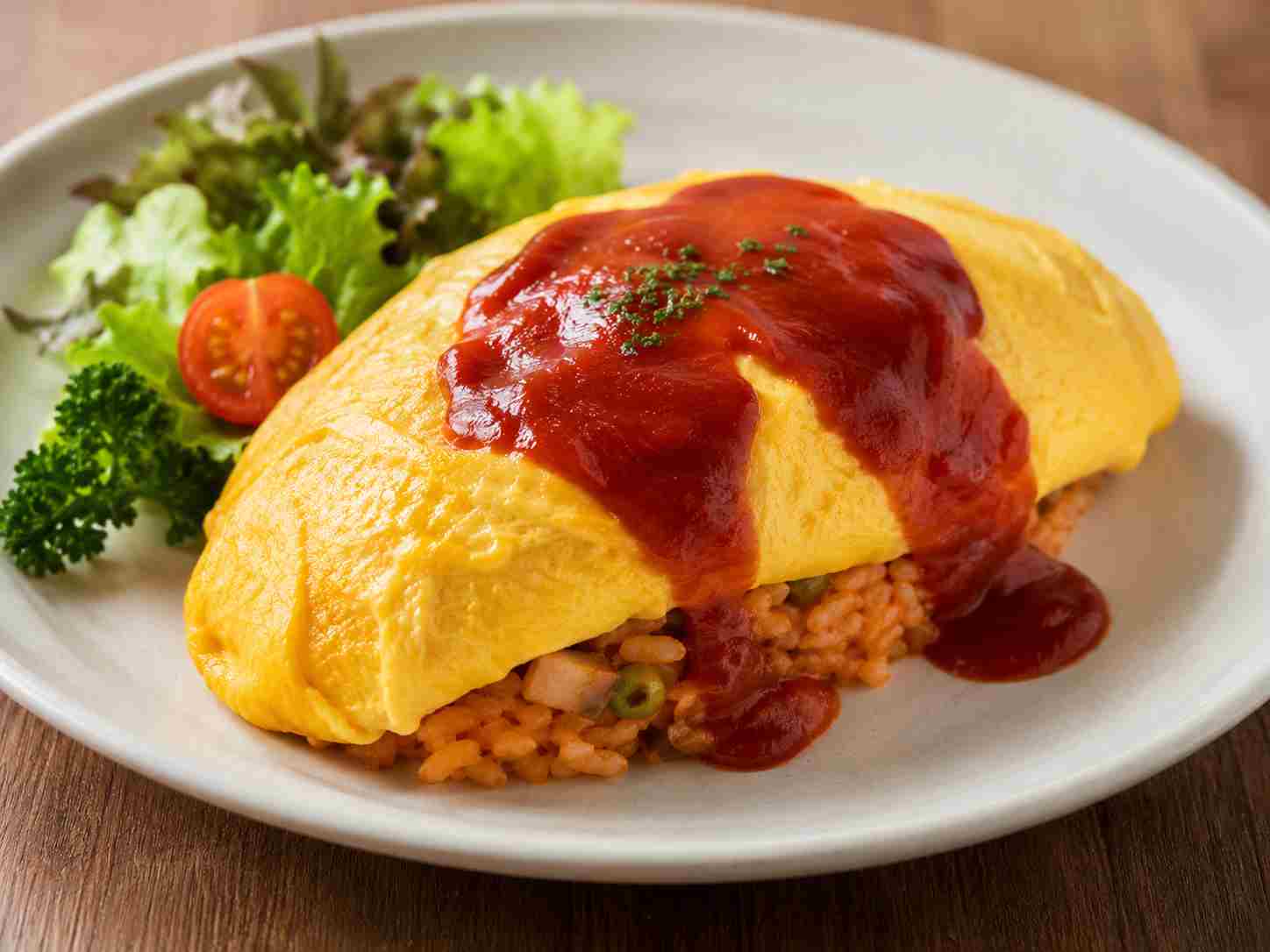 Omurice - japansk omelet med stegte ris