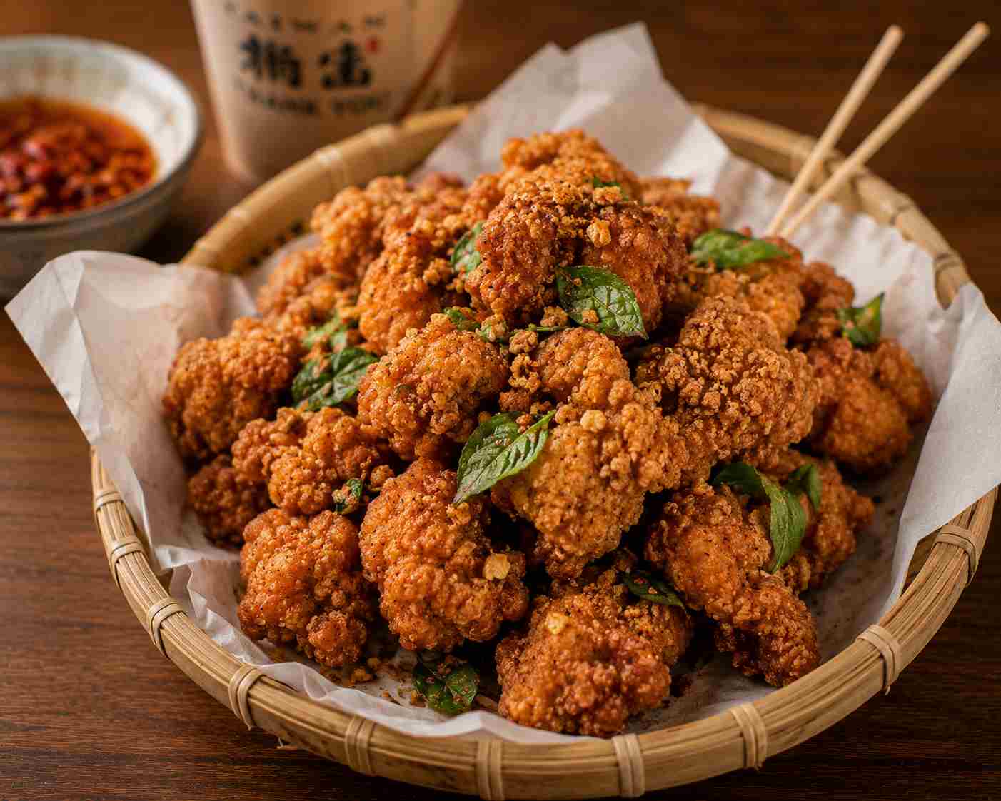 Taiwansk popcorn chicken