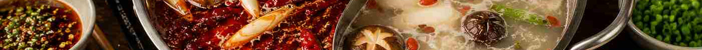 Hot pot derhjemme med suppe og nudler