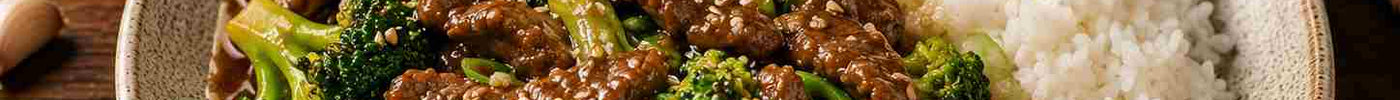 Beef and broccoli med soja og ris
