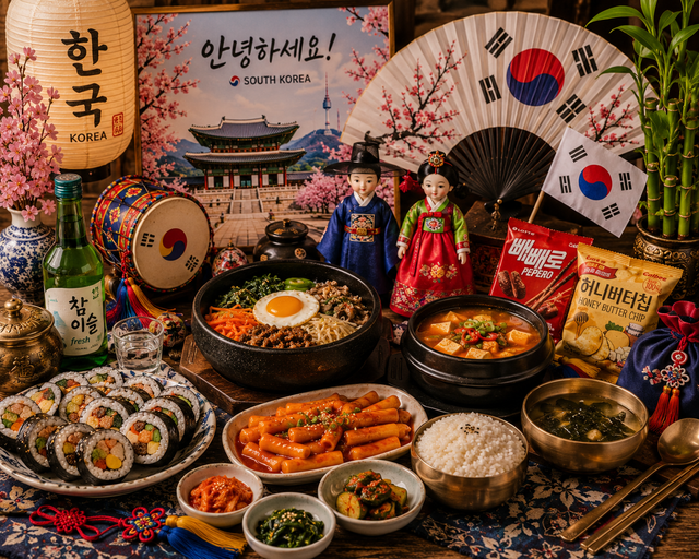 Sydkorea - Buldak ramen, Samyang & drikke | Thai-Butikken