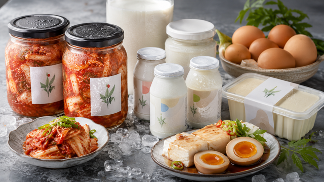 Kølevarer - tofu, svampe, æg & syltet frugt | Thai-Butikken