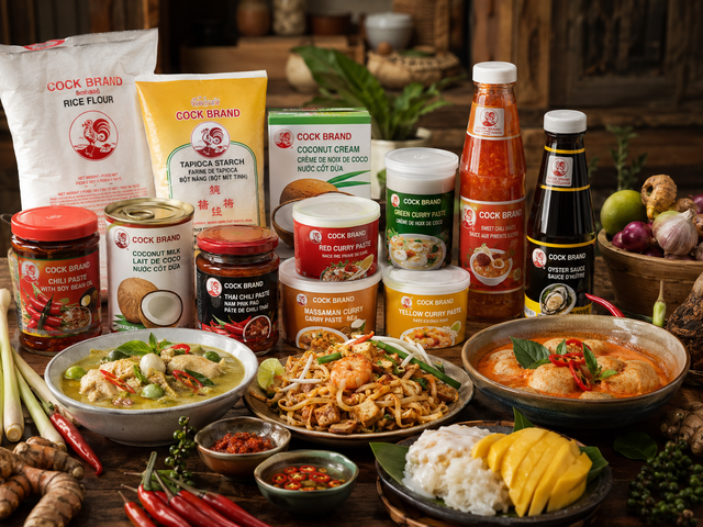 Cock Brand - thai karrypasta & tamarinde | Thai-Butikken