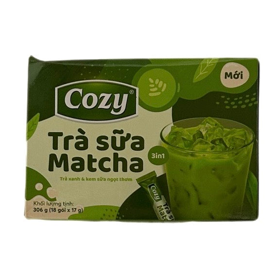 Cozy Tra Sua Matcha Milk Tea 3in1