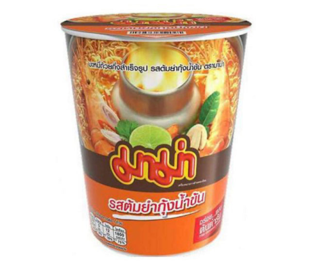 Kop Nudler Med Reje Og Cremet Tom Yum Smag