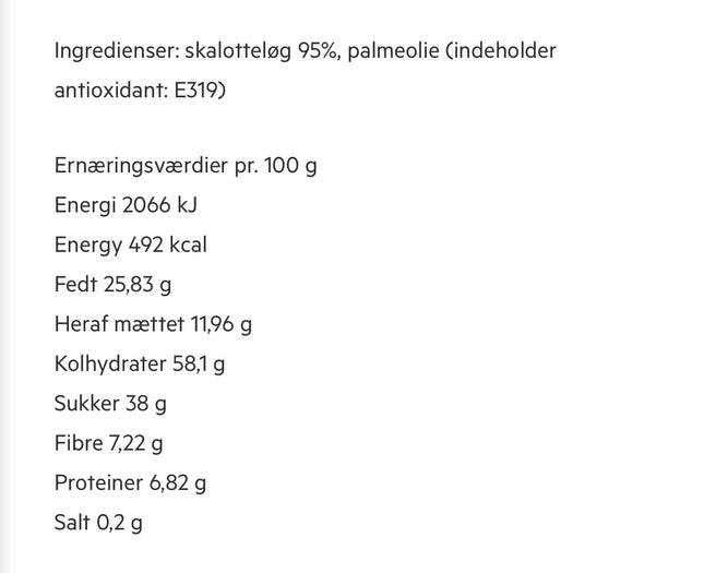 Stegte Skalotteløg 80g