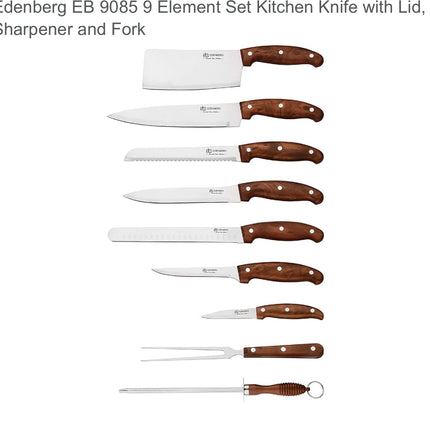 Eisenbach LH-049 9-delt professionelt knivsæt med rulletaske
