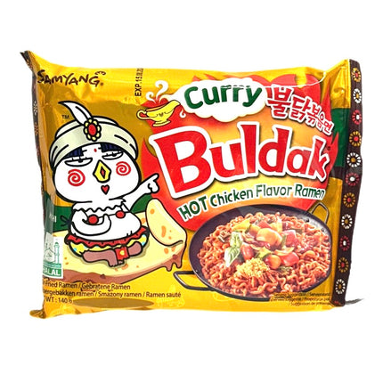 Buldak Ramen Stærk Karry Kylling Nudler 140g