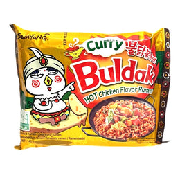 Buldak Ramen Stærk Karry Kylling Nudler 140g