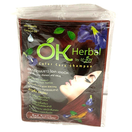 OK Herbal Color Care Shampoo - Red Brown