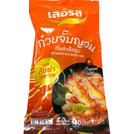 Vietnamesisk Båd Ris Vermicelli Med Tom Yum Smag