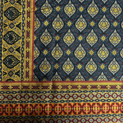 Top Lagen Sort/Blå/Orange 1065 x 1980 mm