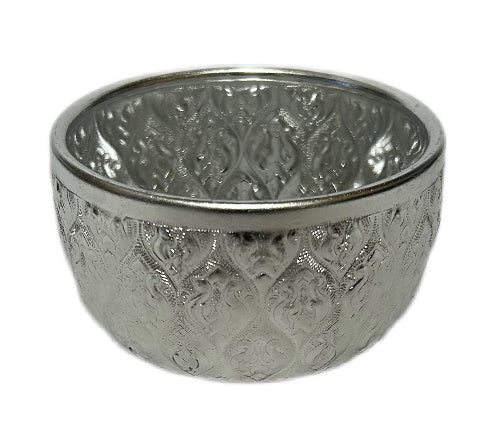 Thai Sølvskål ø. 8cm H. 4,5cm