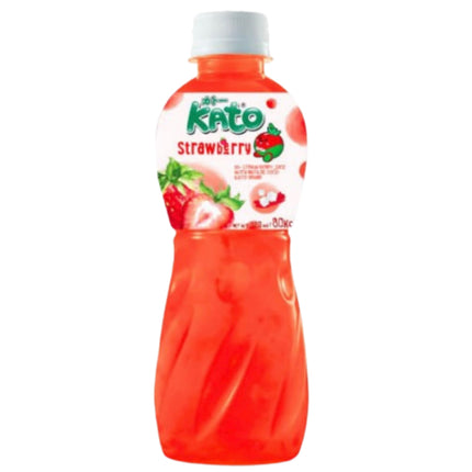 Jordbær Juice 320ml. Med Kokosgele