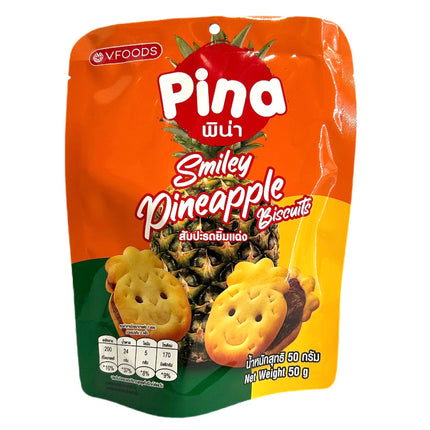 Smilende Ananas Kiks 50g