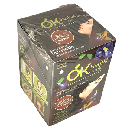 OK Herbal Color Care Shampoo - Red Brown