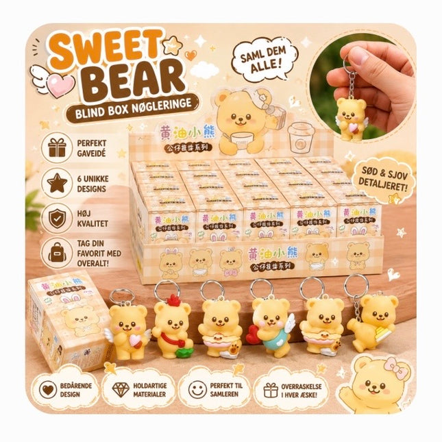 Butter Bear Serie 2 Nøglering "Blind Box"