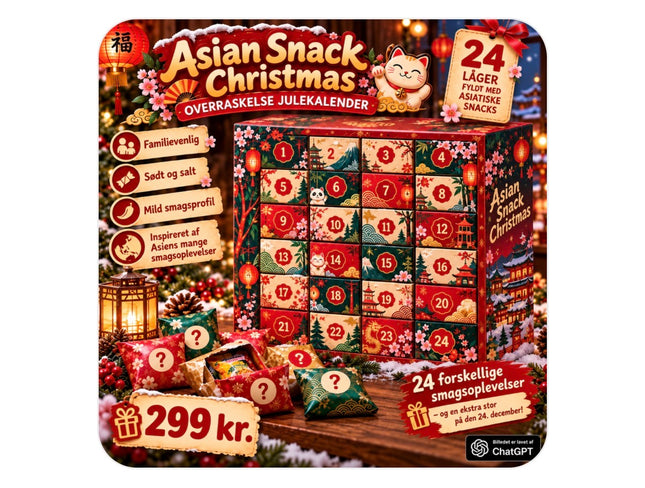 Asian Snack Christmas - Overraskelsesjulekalender