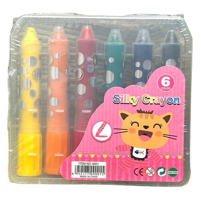 Silky Crayon oliefarver 6 stk. Soft