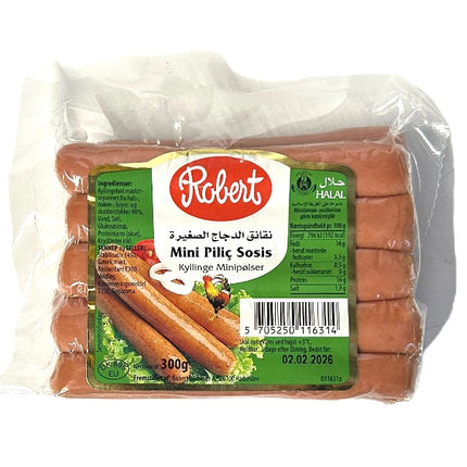 Robert Mini Kyllingepølser 300g
