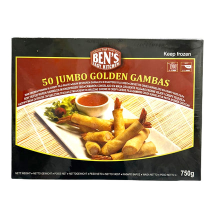 Jumbo Golden Gambas 50 stk. 750g