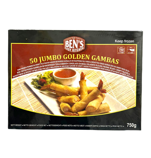 Jumbo Golden Gambas 50 stk. 750g