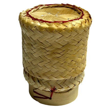 Handmade 4" Bamboo Basket