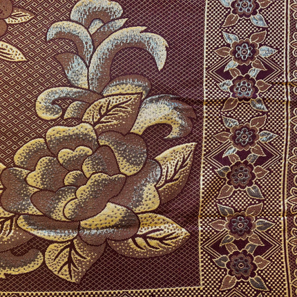 Sengetæppe Brun-Guld 1780x2100 mm