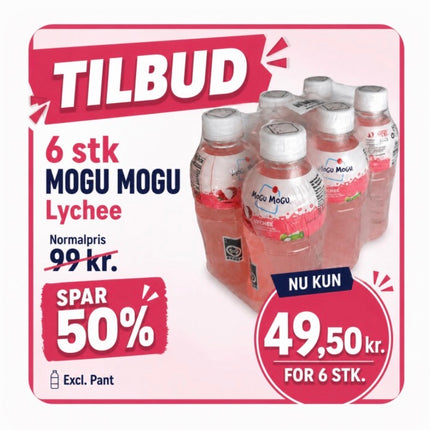 MOGU MOGU LYCHEE 6 STK.