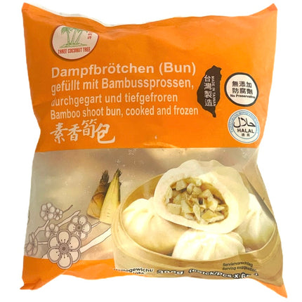 Dampet Dumplings med bambusskud