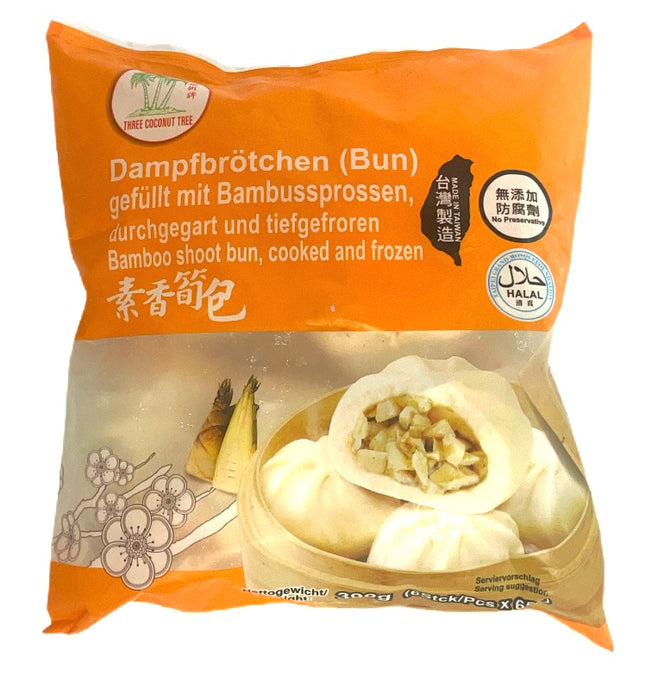 Dampet Dumplings med bambusskud