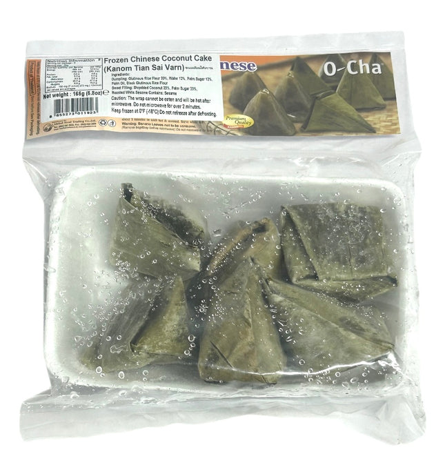Frozen Chinese Coconut Cake (Kanom Tian Sai Varn)