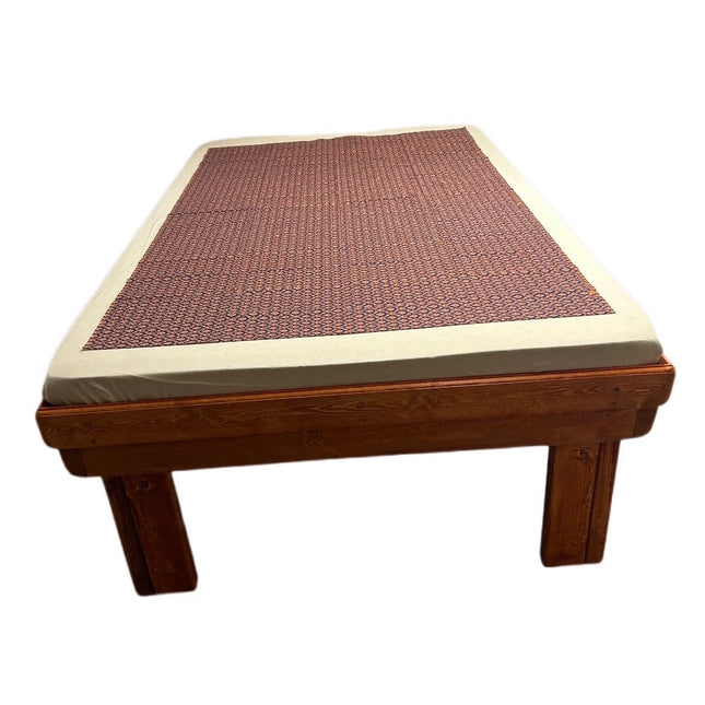 Top Lagen Blomster Blå/Orange 1075 x 1765 mm