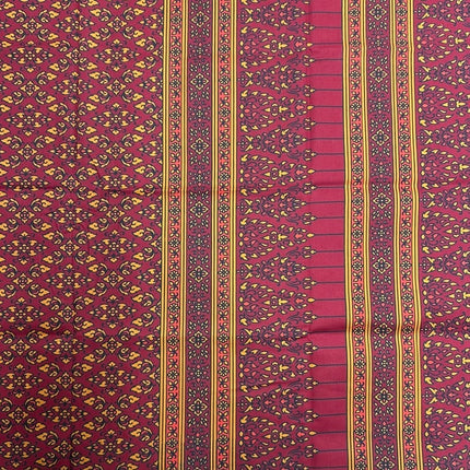 Top lagen Mørkerød/Orange 1070 x 1970 mm