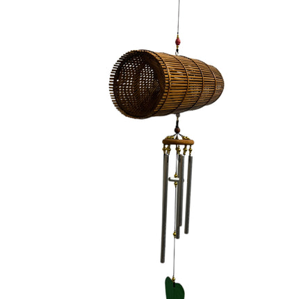 Vindspil Bambus Drømmefanger Håndlavet. Bambus ø 12cm L 30cm