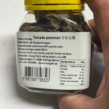 Xi Muoi Tørrede Blommer 90g