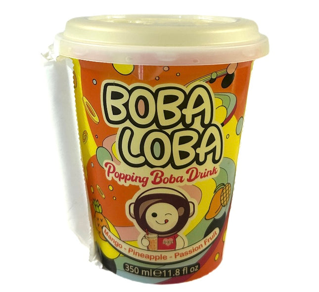 Boba Loba Mango/Ananas/Passionsfrugt Popping Boba Drink