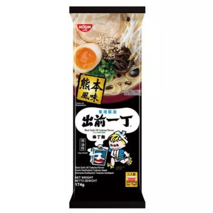 Dried Ramen Black Garlic Oil Tonkotsu Nudler 186g