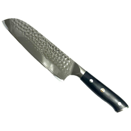 Santoku-kniv i damaskusstål 18 cm